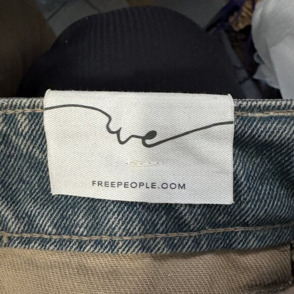 Free People We the Free falling love wide-leg jeans Size 25 New with tags - Picture 12 of 13